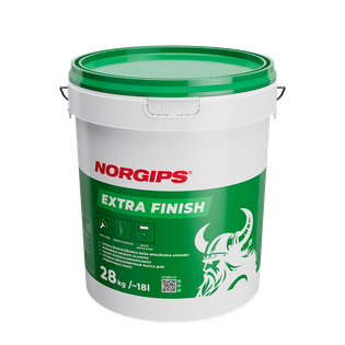 Norgips ExtraFinish Lativa 28kg OK small.png, NORGIPS produktai naujoje pakuotėje!